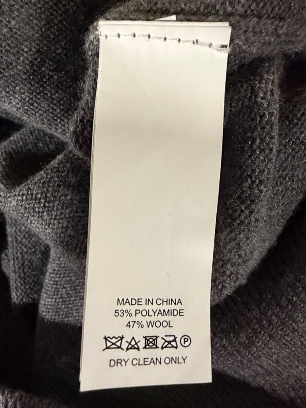 Kate Spade Broome Street Gray Crewneck Sweater with Black Winking Eye - Picture 7 of 7